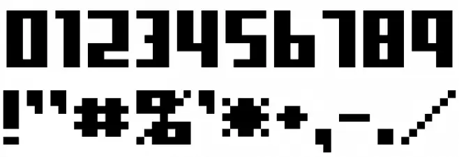 9px2bus Font OTHER CHARS