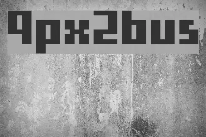 9px2bus Font examples