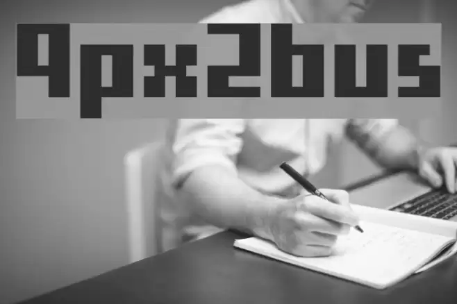 9px2bus Font examples