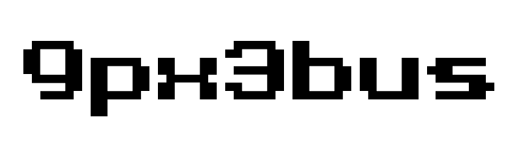 9px3bus  font caratteri gratis