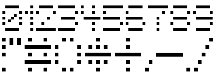 9pxbus Font OTHER CHARS