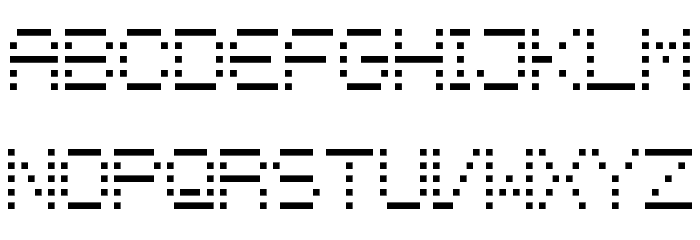 9pxbus Font LOWERCASE