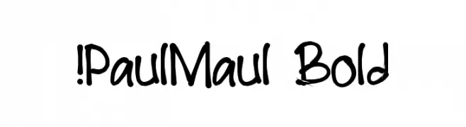 !PaulMaul Bold  Frei Schriftart Herunterladen