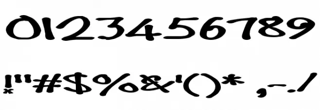 !PaulMaul Longs Bold Font Alte caractere