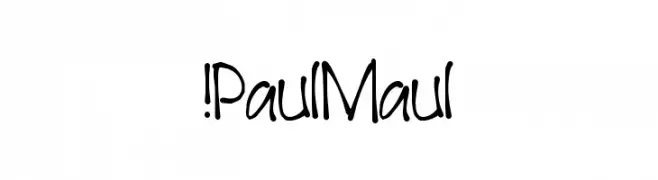 !PaulMaul  免费字体下载