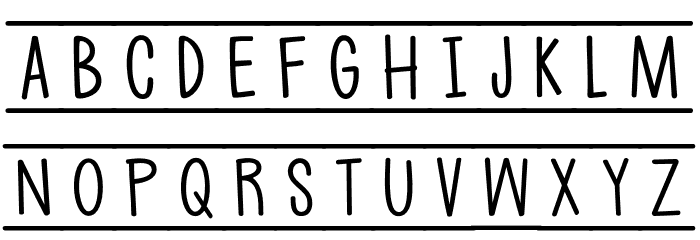 [Pencilized] Schriftart Groß