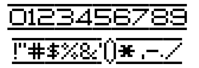 {PixelFlag} Regular Font OTHER CHARS