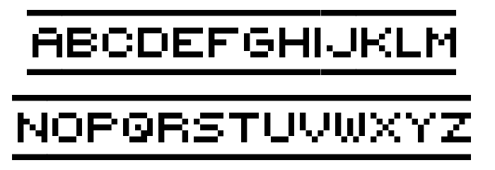 {PixelFlag} Regular Font LOWERCASE