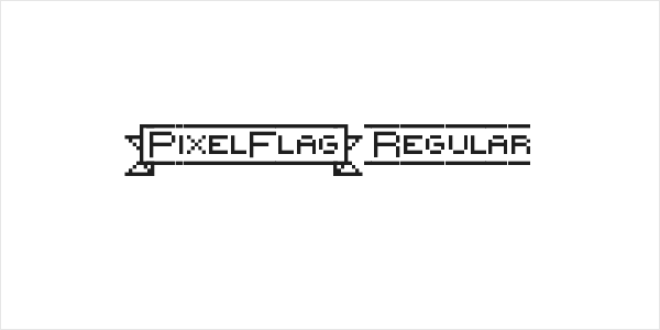 {PixelFlag} Regular Logo