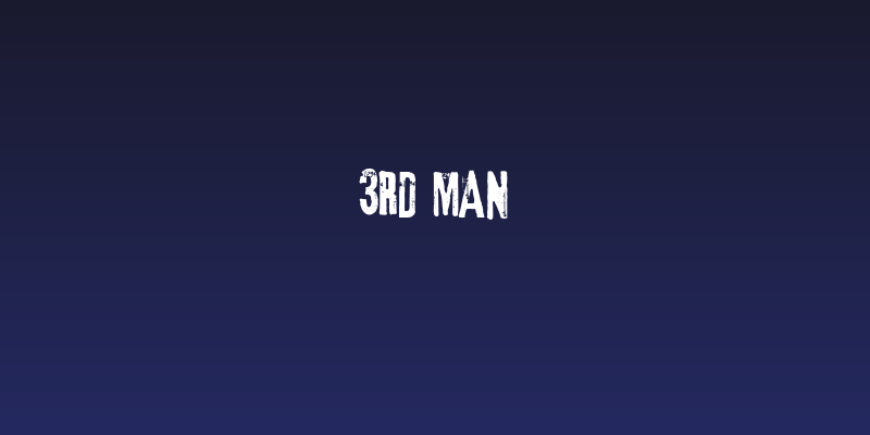 3rd Man Social Header