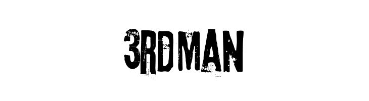 3rdMan  font caratteri gratis