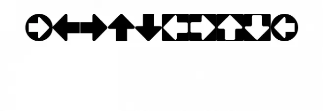 4rrows Font OTHER CHARS