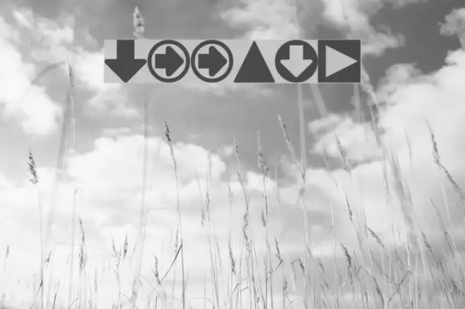 4rrows Font examples