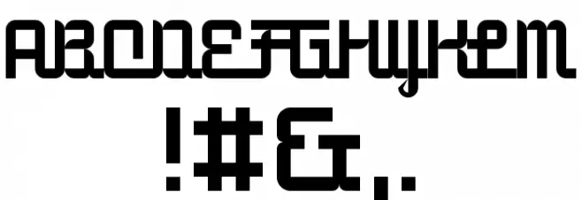 5Railway Script Regular Font OTHER CHARS