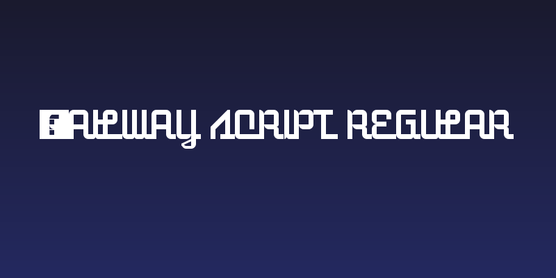 5Railway Script Regular Social Header