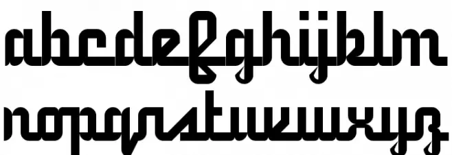 5Railway Script Regular फ़ॉन्ट लोअरकेस