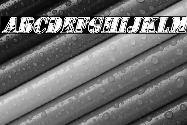 1st Cav II Italic Font examples