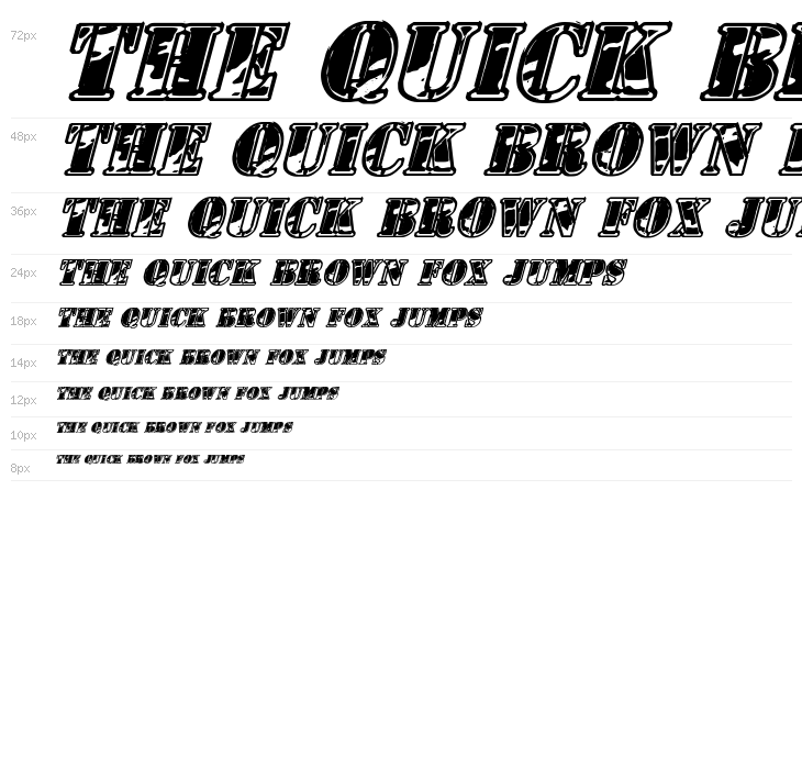 1st Cav II Italic Waterfall