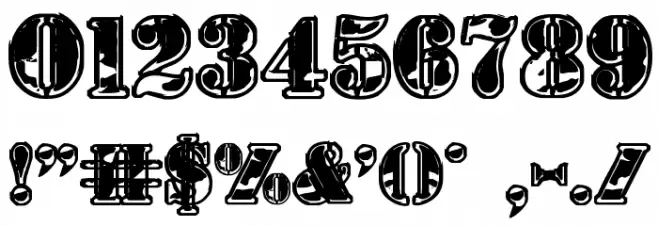 1st Cav II Caratteri ALTRI CARATTERI