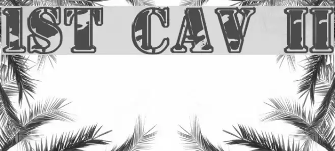 1st Cav II Caratteri examples