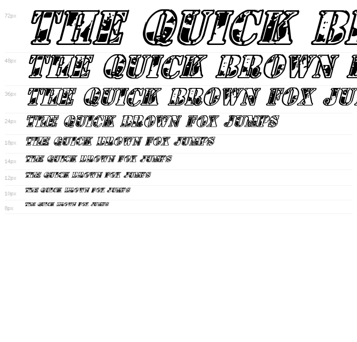 1st Cav Italic Waterfall