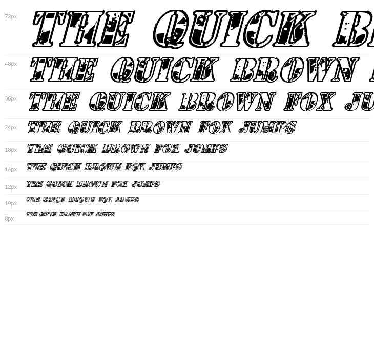 1st Cav Italic Waterfall