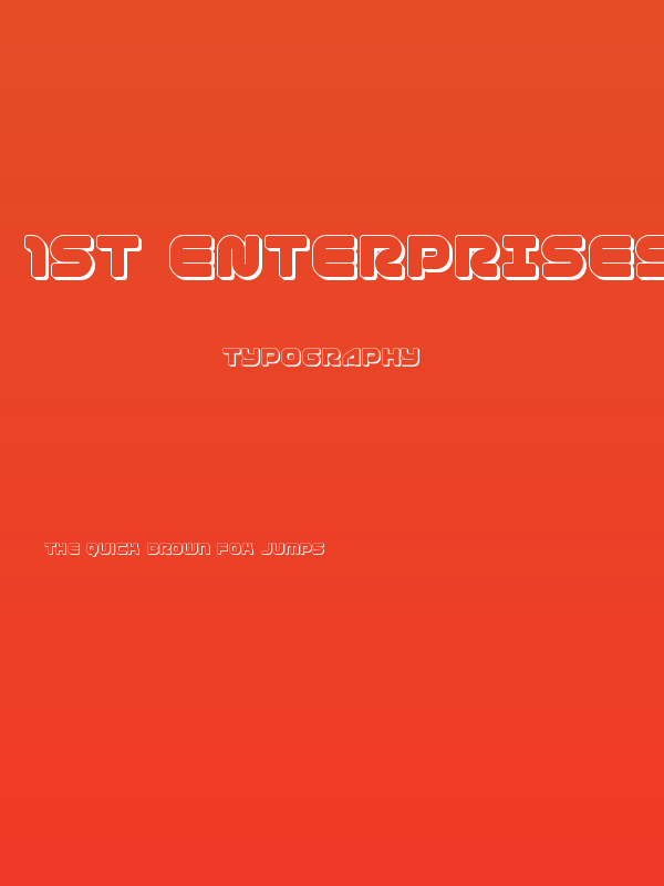 1st Enterprises 3D Poster