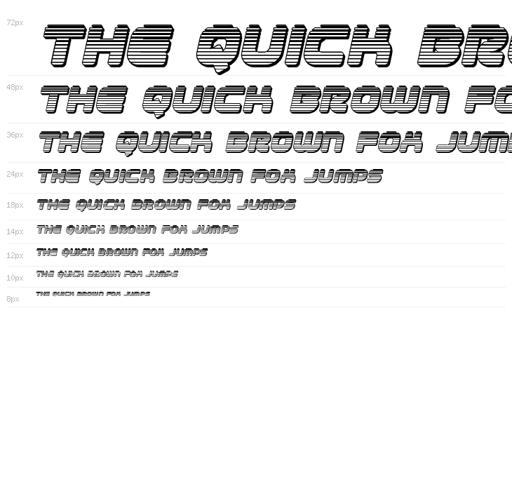 1st Enterprises Chrome Italic Waterfall