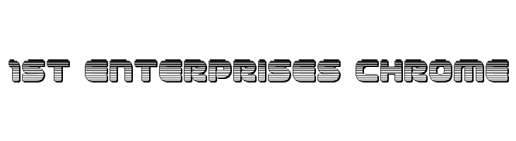 1st Enterprises Chrome لخطوط تنزيل