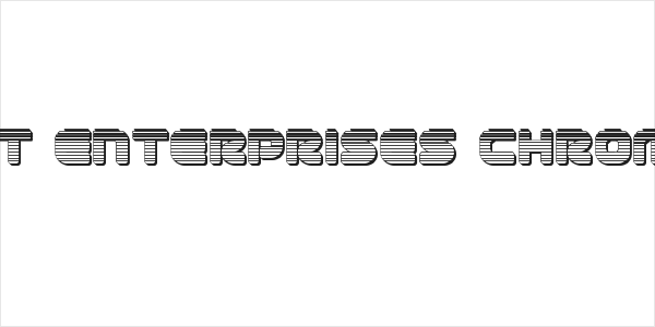 1st Enterprises Chrome Logo