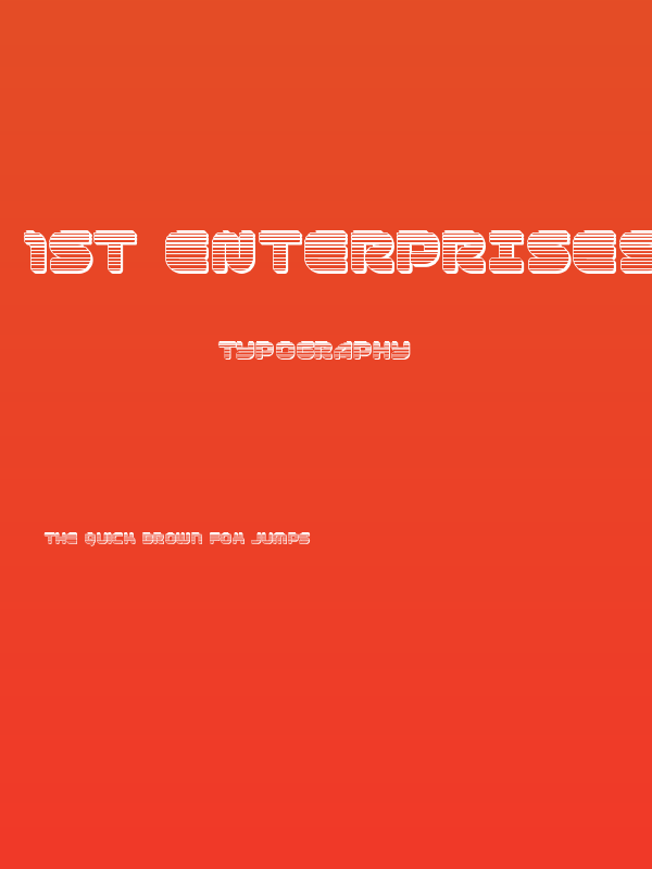 1st Enterprises Chrome Poster