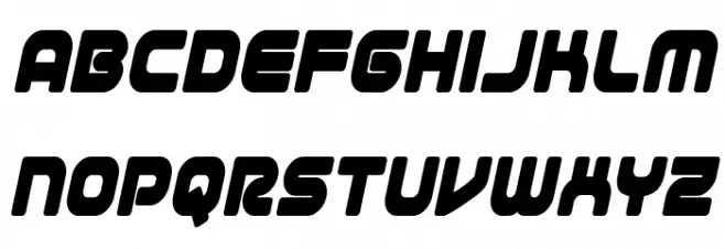 1st Enterprises Condensed Italic फ़ॉन्ट लोअरकेस