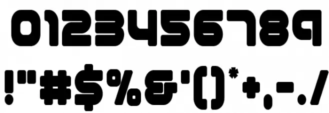 1st Enterprises Condensed フォント その他の文字
