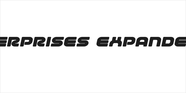 1st Enterprises Expanded Italic Logo