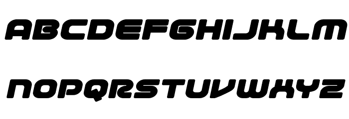 1st Enterprises Expanded Italic フォント 小文字