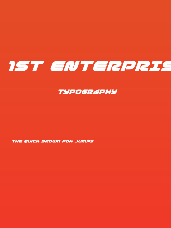 1st Enterprises Expanded Super- Poster