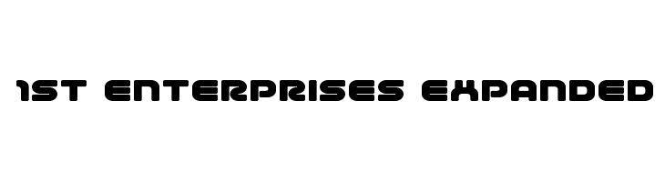 1st Enterprises Expanded Fonte
