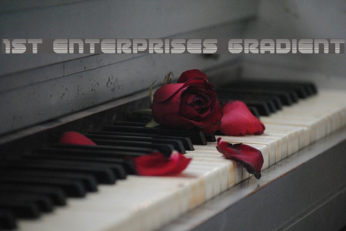 1st Enterprises Gradient フォント examples