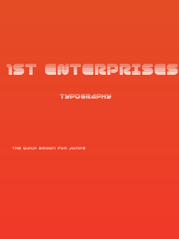 1st Enterprises Gradient Poster