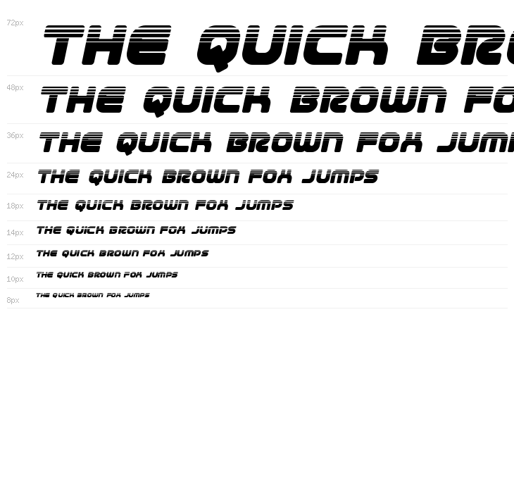 1st Enterprises Halftone Italic Waterfall