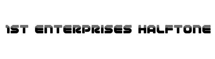 1st Enterprises Halftone Fonte