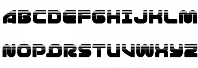 1st Enterprises Halftone Font Litere mari