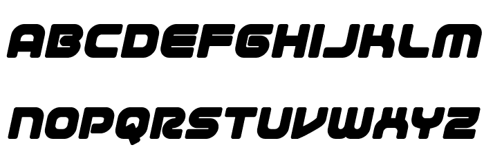 1st Enterprises Italic Font LOWERCASE