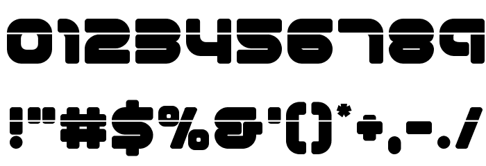 1st Enterprises Laser Font OTHER CHARS