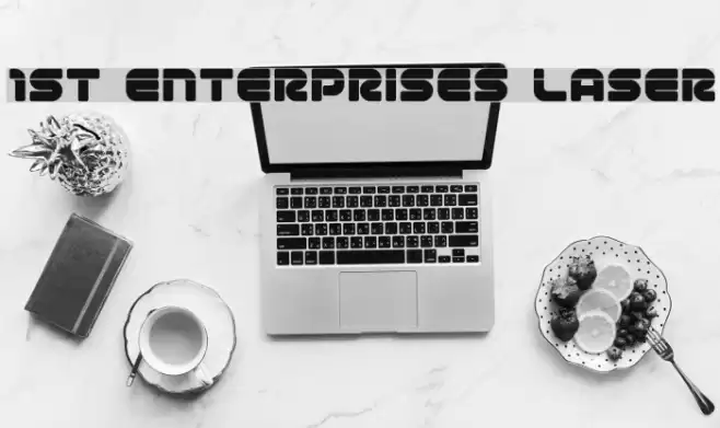 1st Enterprises Laser Font examples