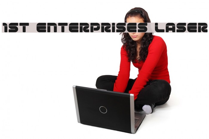 1st Enterprises Laser Font examples