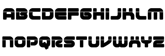 1st Enterprises Laser Font LOWERCASE