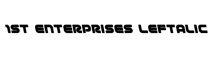 1st Enterprises Leftalic Font