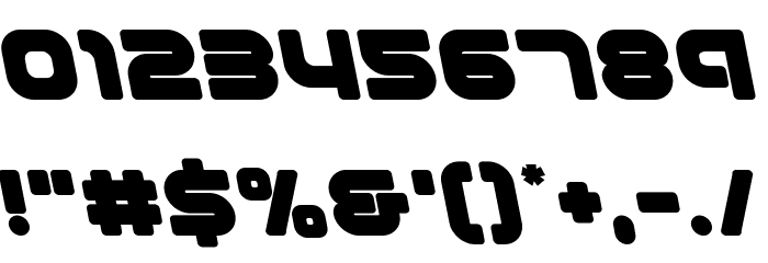 1st Enterprises Leftalic Font Alte caractere
