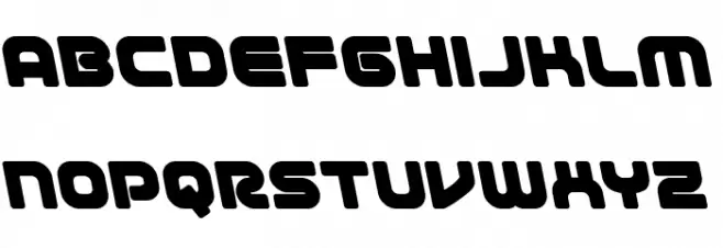 1st Enterprises Leftalic Schriftart Kleinbuchstaben